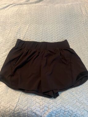 tek gear Black Women's Athletic Zip-Pocket Shorts